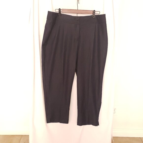 Peter Nygard Pants - Peter Nygard Navy Blue Straight Formal Pants Plus Size 14